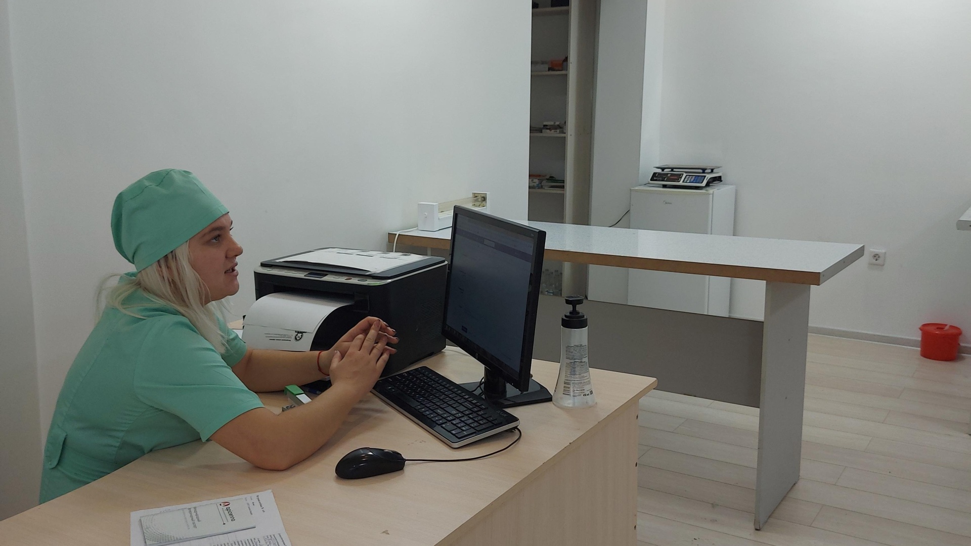 Приём в ветеринарном центре Aqtaban